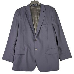 Lands End wool blazer mens 46R traditional fit tailored jacket business casual